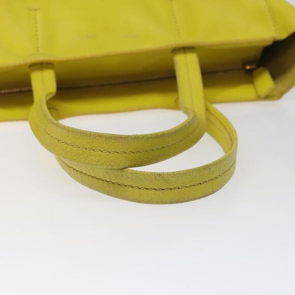 CELINE Hand Bag Leather Yellow - Picture 7 of 12